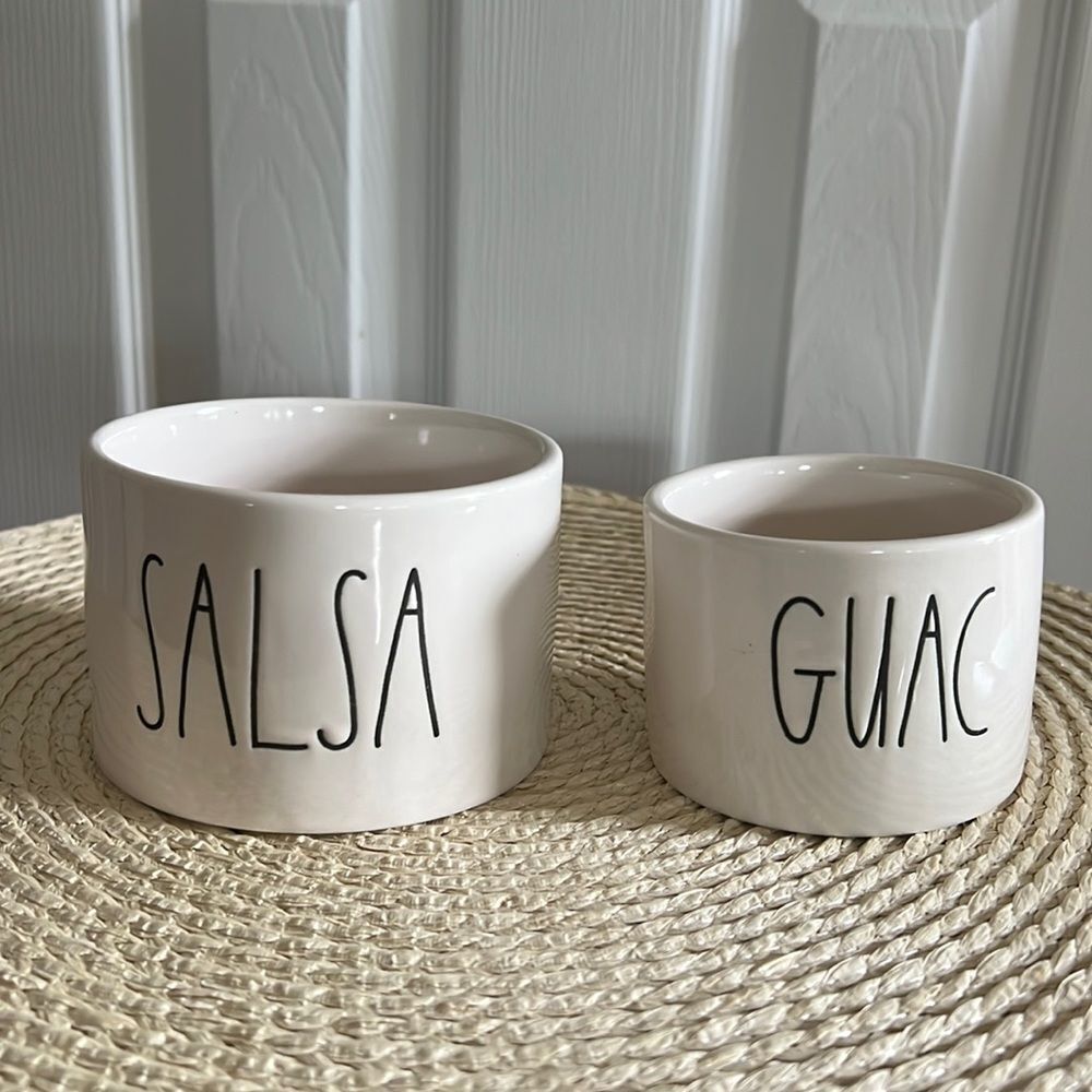 Rae Dunn Guac and Salsa Bowl Set - Picture 2 of 9